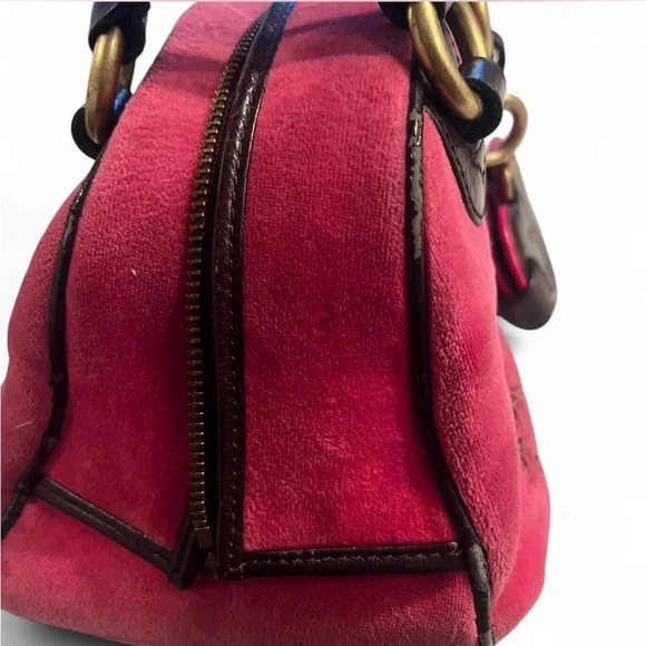 Vintage Juicy Couture pink Bag with Heart Charm - Picture 3 of 6